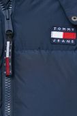 Пухова куртка Tommy Jeans жіноча колір синій