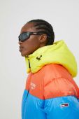 Пухова куртка Tommy Jeans жіноча зимова oversize колір барвистий (2840421)