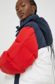 Пухова куртка Tommy Jeans жіноча колір червоний зимова (2656170)