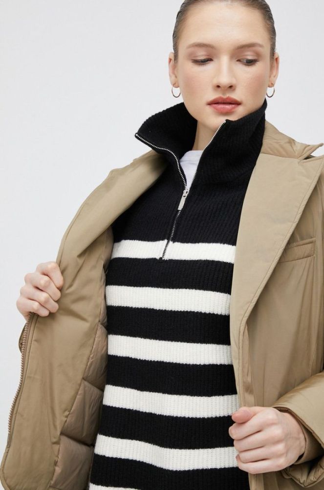 Пухова куртка Polo Ralph Lauren Kapsu?a Creamy Dreamy жіноча колір бежевий зимова фото 6