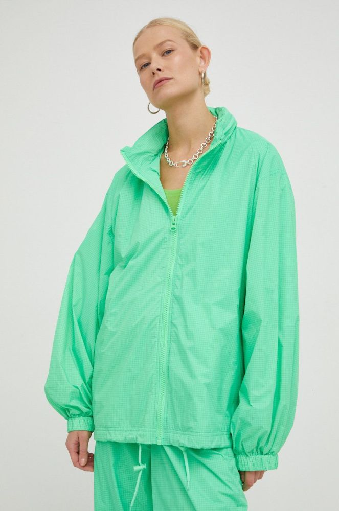 Куртка American Vintage жіноча колір зелений перехідна