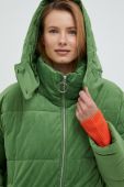 Куртка United Colors of Benetton жіноча колір зелений зимова