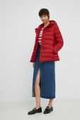 Куртка United Colors of Benetton жіноча колір бордовий перехідна