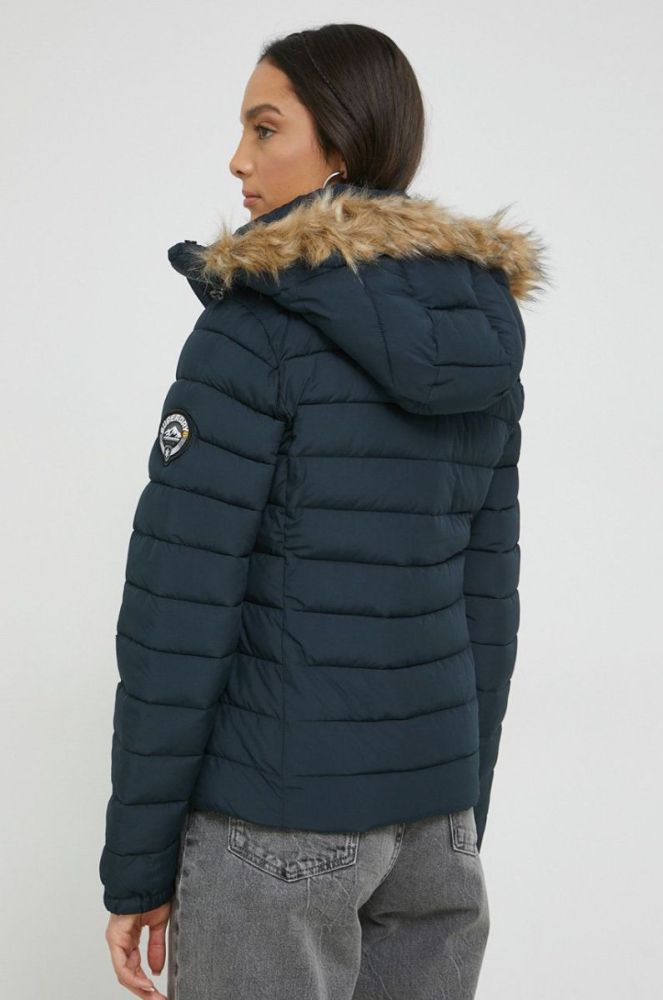 Куртка Superdry жіноча колір синій перехідна (2849869) фото 3