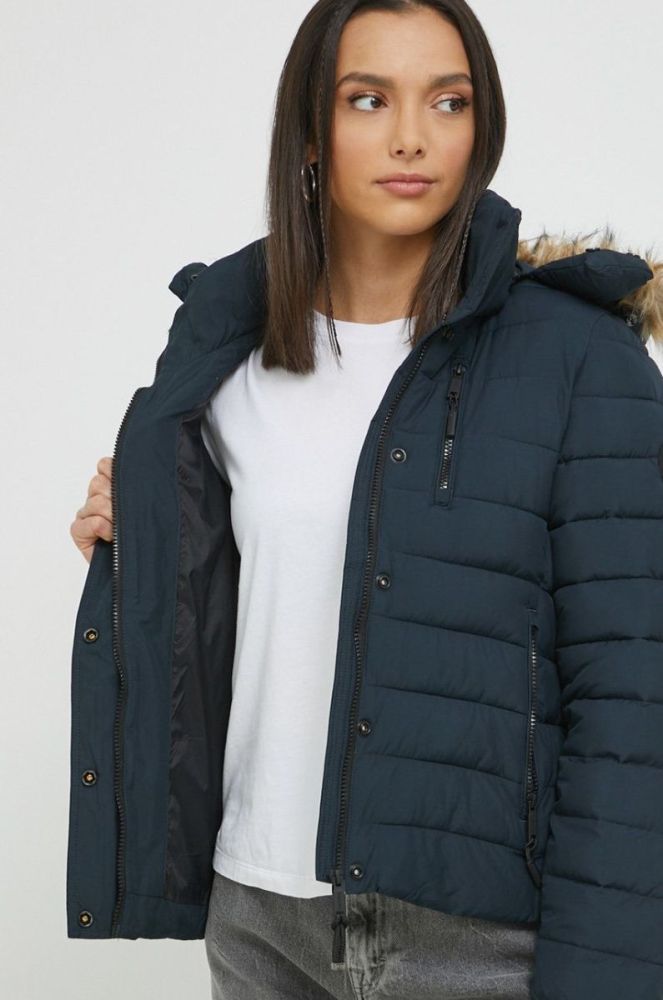Куртка Superdry жіноча колір синій перехідна (2849869) фото 6