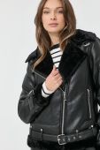 Куртка Morgan жіноча колір чорний перехідна (2824010)