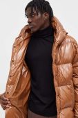 Пухова куртка MMC STUDIO Jesso Gloss жіноча колір коричневий зимова oversize
