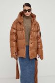 Пухова куртка MMC STUDIO Jesso Gloss жіноча колір коричневий зимова oversize