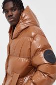 Пухова куртка MMC STUDIO Jesso Gloss жіноча колір коричневий зимова oversize