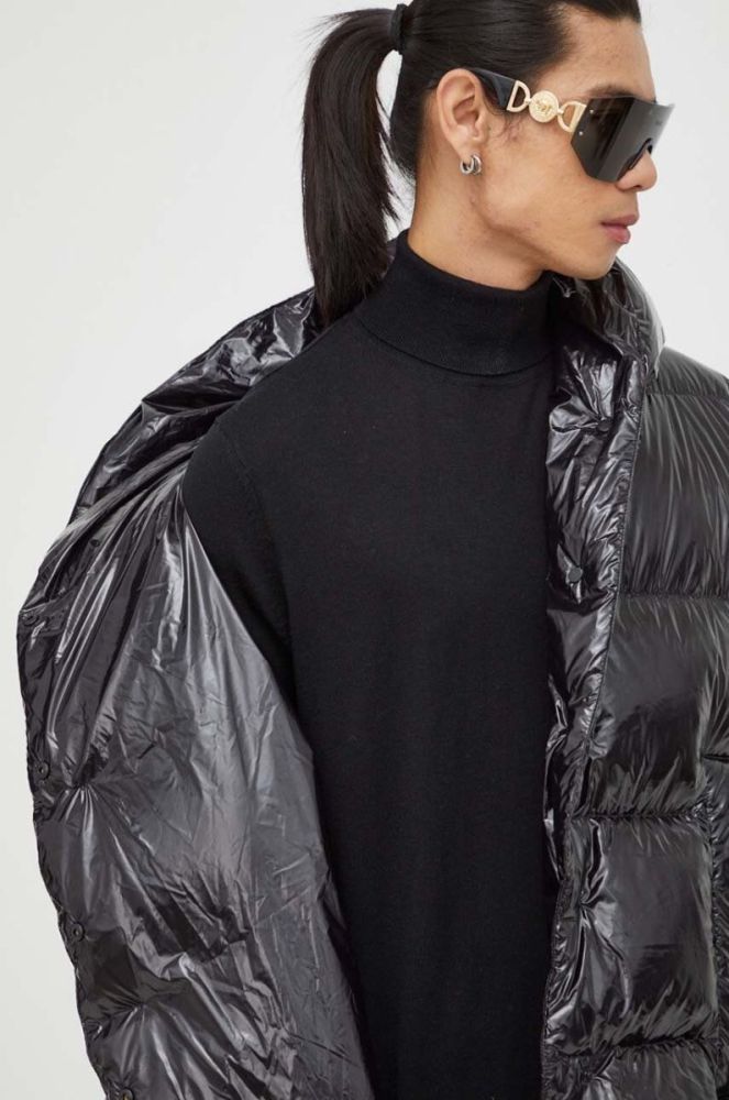 Пухова куртка MMC STUDIO Jesso Gloss жіноча колір чорний зимова oversize фото 16