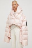 Пухова куртка MMC STUDIO Maffo жіноча колір рожевий зимова oversize