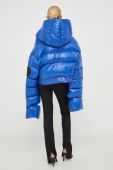 Пухова куртка MMC STUDIO Maffo Gloss жіноча зимова oversize колір блакитний