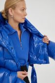 Пухова куртка MMC STUDIO Maffo Gloss жіноча зимова oversize колір блакитний