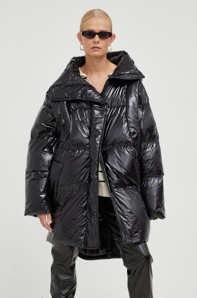 Пухова куртка MMC STUDIO Moonwalk жіноча колір чорний зимова oversize (2585217)
