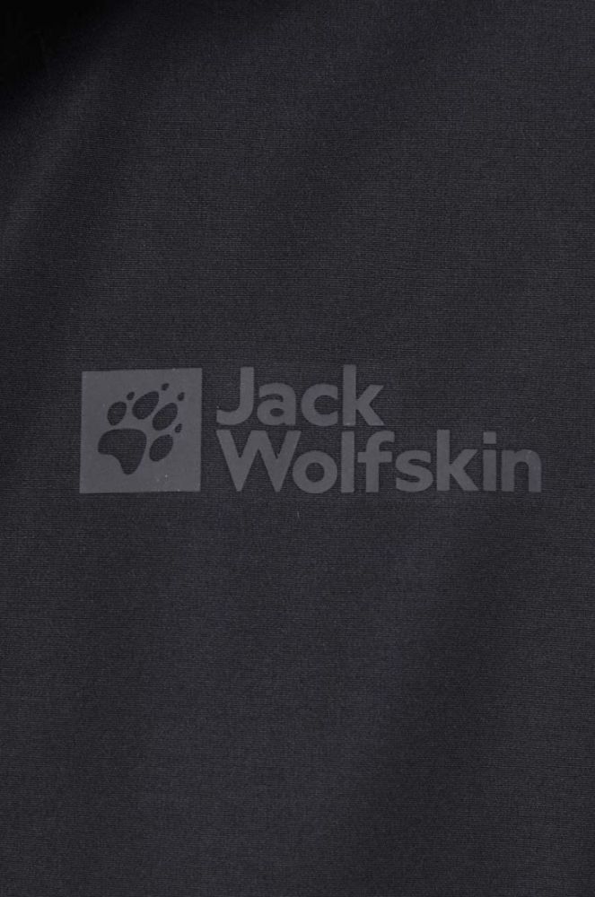 Куртка outdoor Jack Wolfskin Stormy Point колір чорний фото 5