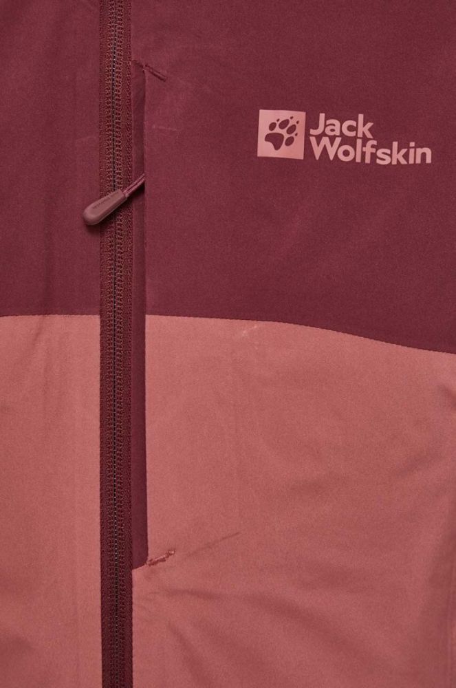 Куртка outdoor Jack Wolfskin Feldberg 3in1 колір рожевий фото 7