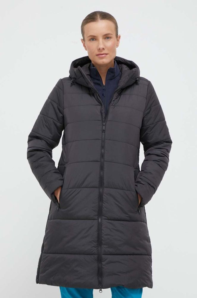 Куртка Jack Wolfskin жіноча колір чорний зимова (3476642)