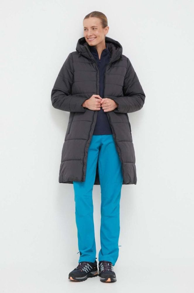 Куртка Jack Wolfskin жіноча колір чорний зимова (3476642) фото 2