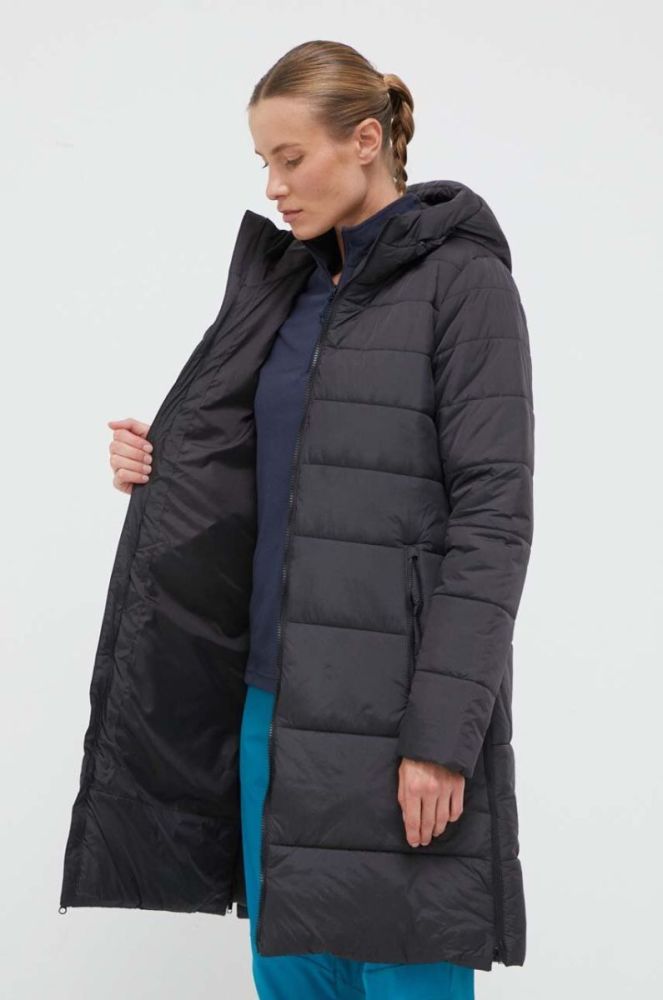 Куртка Jack Wolfskin жіноча колір чорний зимова (3476642) фото 6