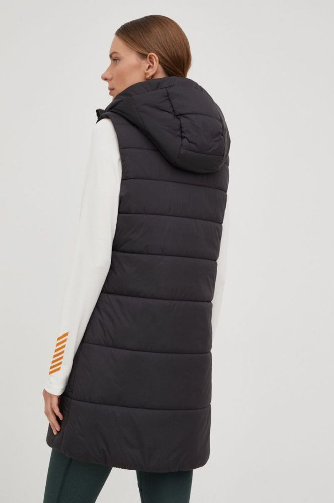 Безрукавка Jack Wolfskin жіночий колір чорний зимовий фото 3