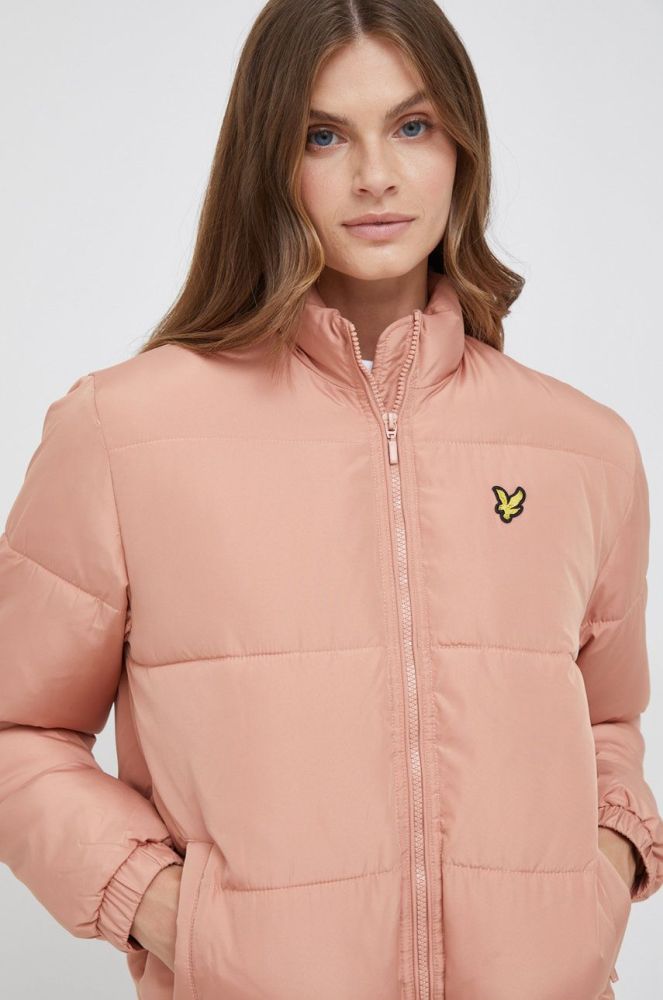 Куртка Lyle & Scott жіноча колір помаранчевий зимова