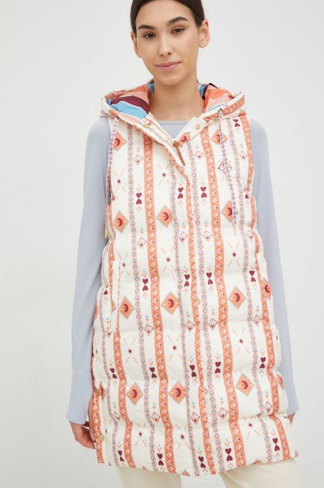 Безрукавка Femi Stories Jasmin жіноча колір бежевий перехідна