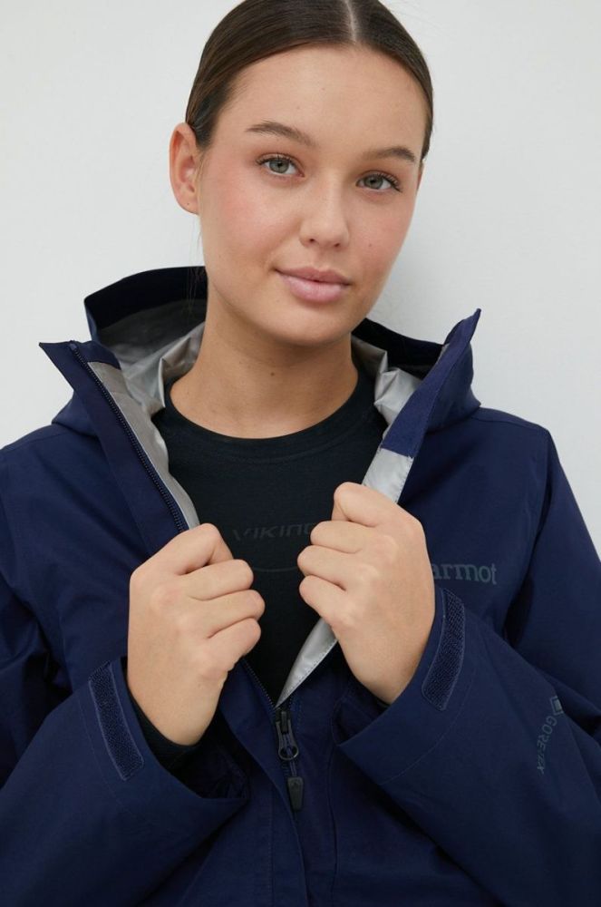 Куртка outdoor Marmot Minimalist GORE-TEX колір синій gore-tex фото 4