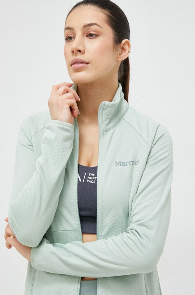 Спортивна кофта Marmot Leconte Fleece колір бірюзовий фото 5