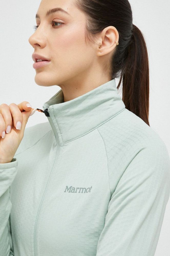 Спортивна кофта Marmot Leconte Fleece колір бірюзовий фото 6