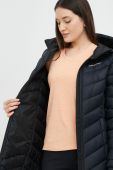 Пухова куртка Peak Performance жіноча колір синій зимова