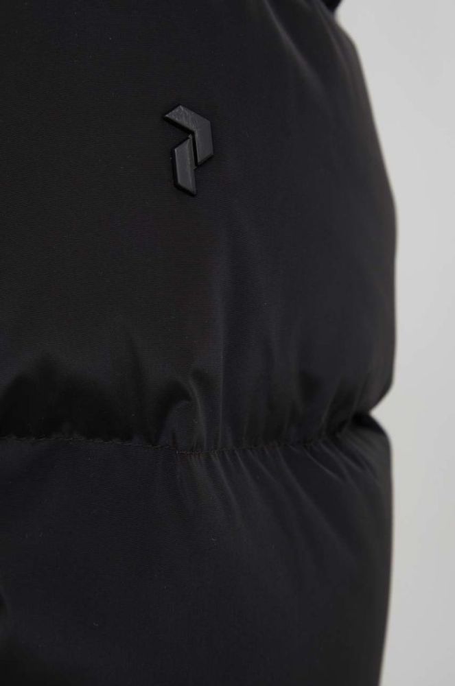 Пухова куртка Peak Performance жіноча колір чорний зимова (2833969) фото 5