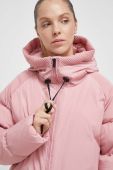 Пухова куртка Peak Performance жіноча колір рожевий зимова