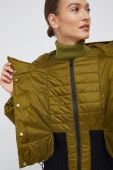 Куртка Sisley жіноча колір зелений перехідна