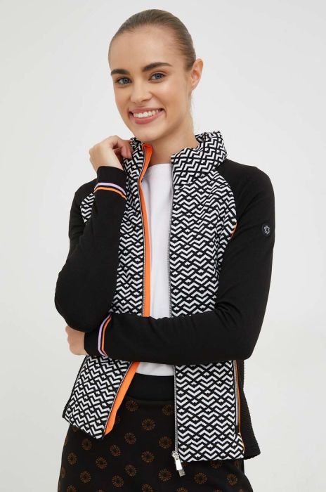 Спортивна куртка Newland Defne колір чорний перехідна Спортивна куртка Newland Defne колір чорний перехідна