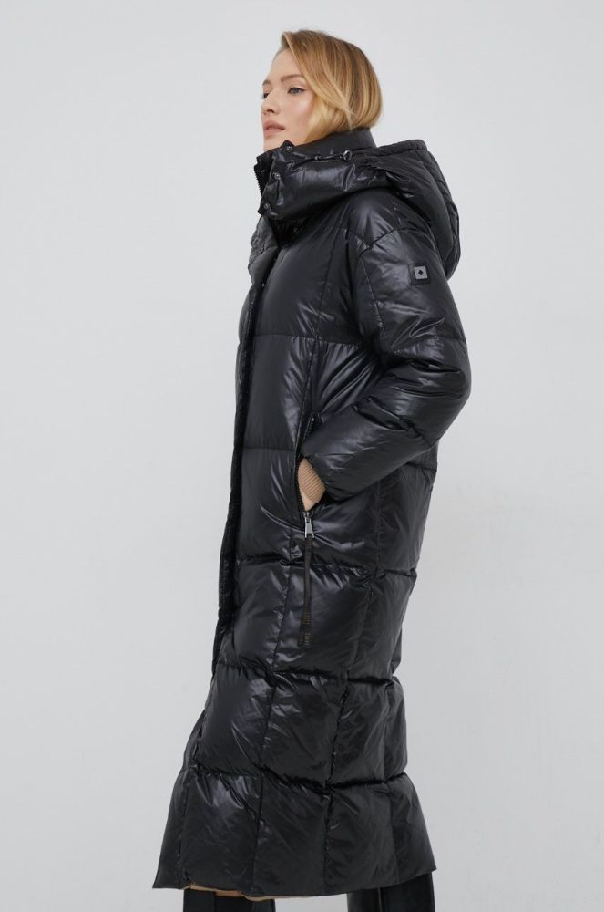 Пухова куртка Tiffi жіноча колір чорний зимова (2779254)