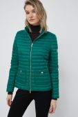 Пухова куртка Tiffi жіноча колір зелений перехідна