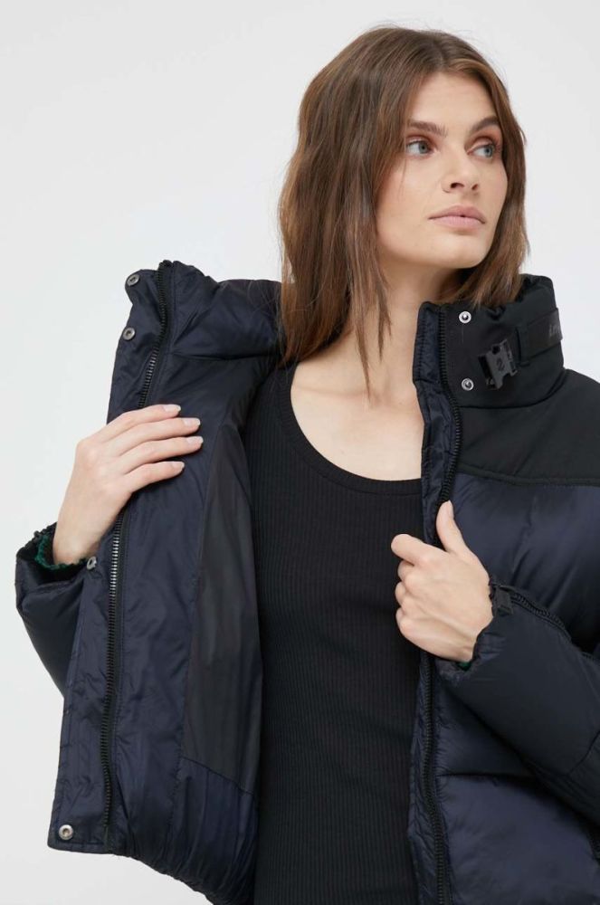 Куртка Invicta жіноча колір чорний зимова oversize фото 7