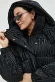 Куртка Sixth June жіноча колір чорний зимова oversize (2821091)