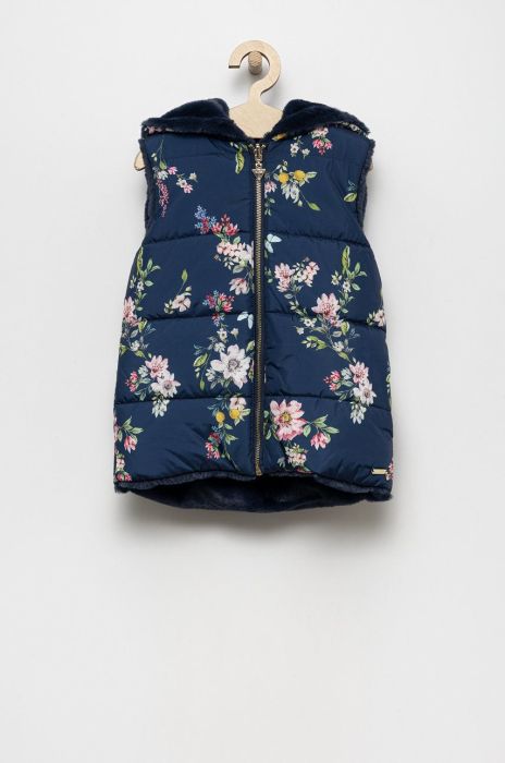 Дитяча двостороння безрукавка Guess колір синій