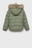 Дитяча пухова куртка Tommy Hilfiger колір зелений (2574633)