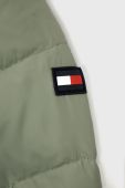 Дитяча пухова куртка Tommy Hilfiger колір зелений (2574633)