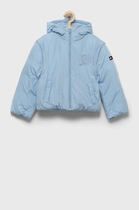 Дитяча куртка Tommy Hilfiger колір блакитний (2574744)