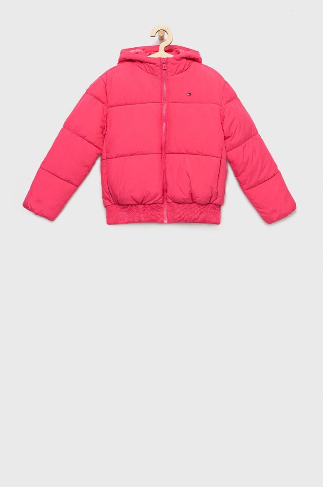 Дитяча куртка Tommy Hilfiger колір фіолетовий (2582927)