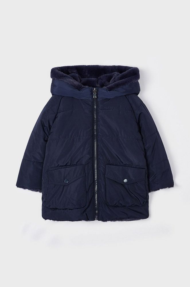 Дитяча двостороння куртка Mayoral колір синій (2549905)