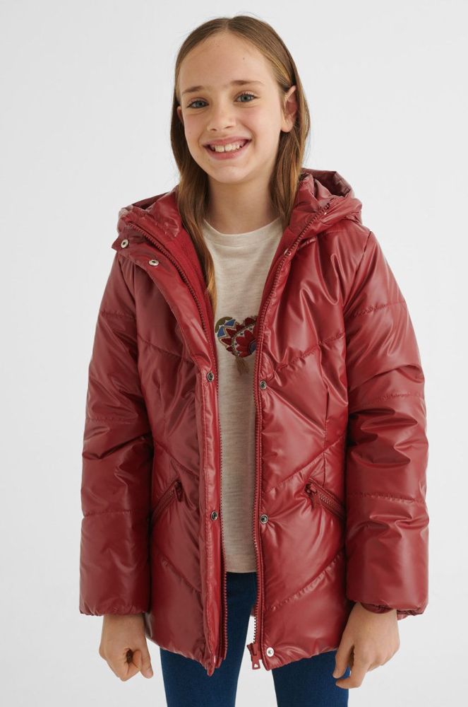 Дитяча куртка Mayoral колір бордовий (2567863)