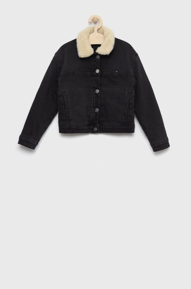 Дитяча куртка Tommy Hilfiger колір чорний (2713943)