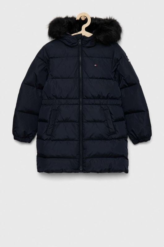 Дитяча пухова куртка Tommy Hilfiger колір синій (2877084)