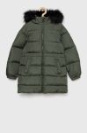 Дитяча пухова куртка Tommy Hilfiger колір зелений (2877097)