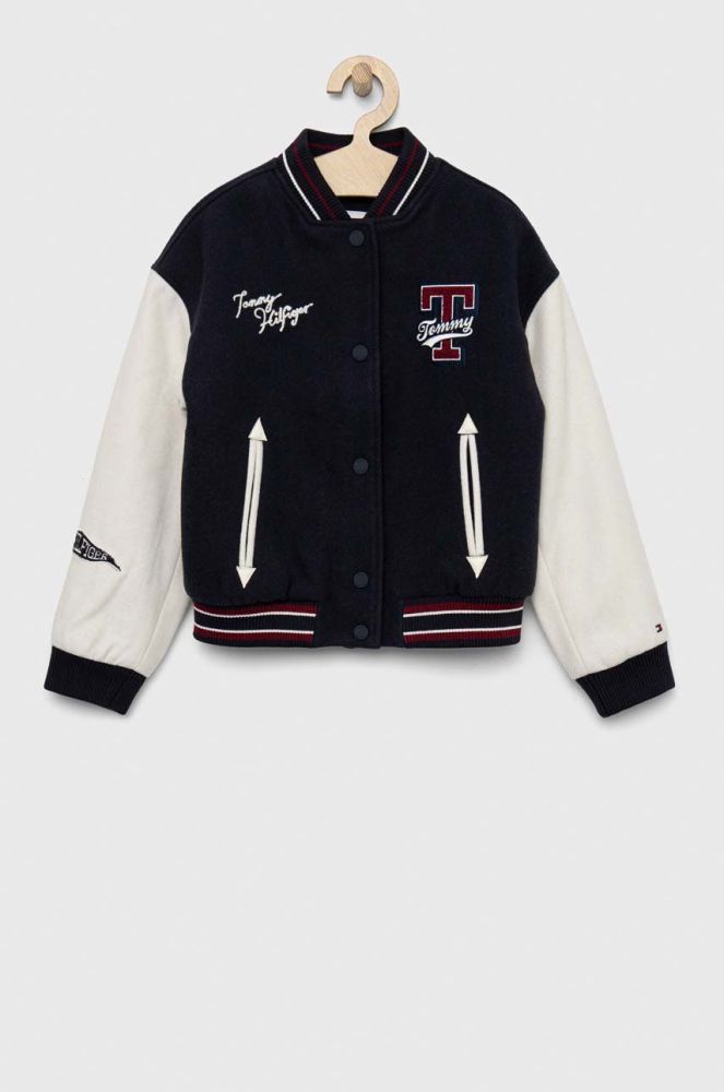 Дитяча куртка Tommy Hilfiger колір синій (2878999)