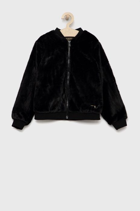 Дитяча куртка-бомбер Guess колір чорний (2665620)